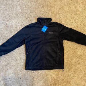Men's Columbia Full Zip Black Fleece